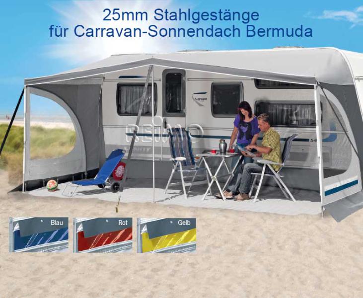 Tija de otel 25mm pentru copertina de soare pentru rulota Herzog Bermuda - EVONomad