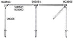 Tija de protectie vant - tub intermediar 95 cm - EVONomad
