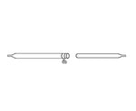 Tija de tensionare a baldachinului aluminiu 1,2 mm - EVONomad