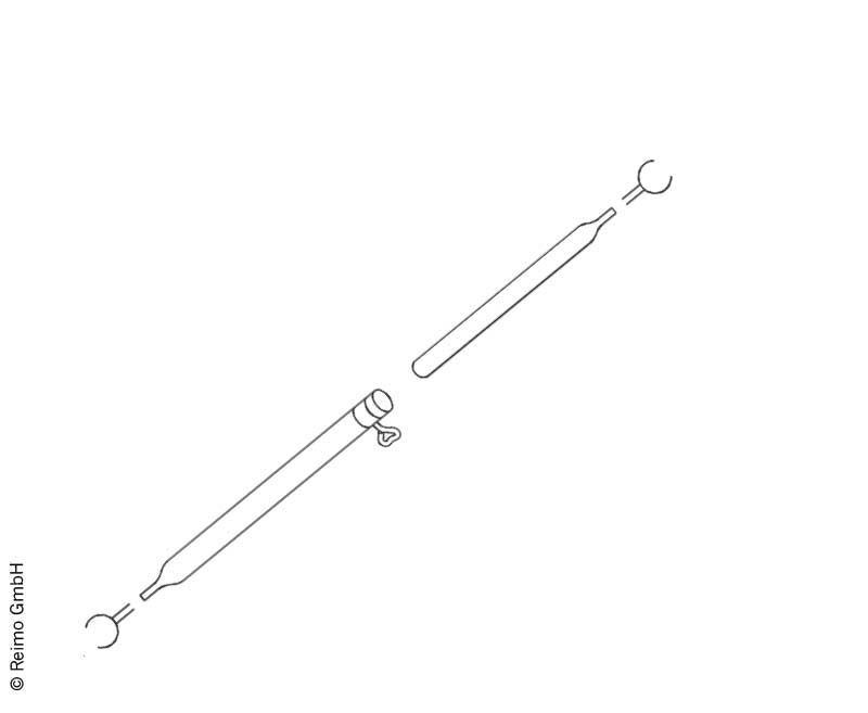 tija de tensionare. Aluminiu 1,2 - 2,05m - EVONomad
