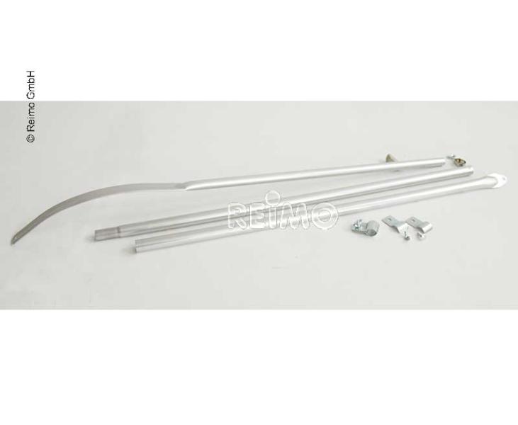 Tija de tensionare curbata 210 - 275cm aluminiu Ø25mm 3 piese - EVONomad
