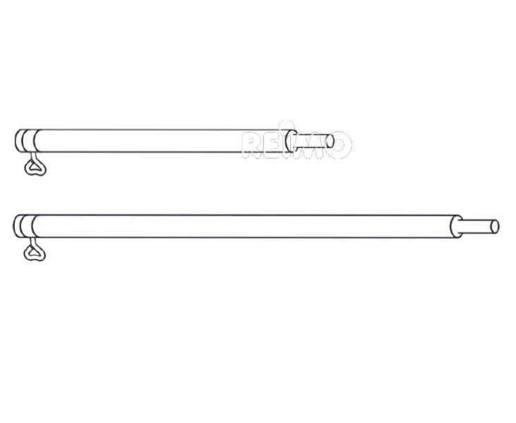 Tija prelungitoare aluminiu 0.5M, diametru 28x1mm 2 bucati - EVONomad