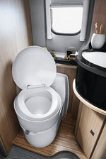Toaleta caseta C223 - CS - spalare electrica - alba - 18 l - EVONomad