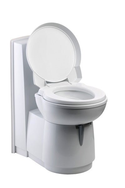 Toaleta caseta C263 - CS spalare electrica, plastic alb - EVONomad