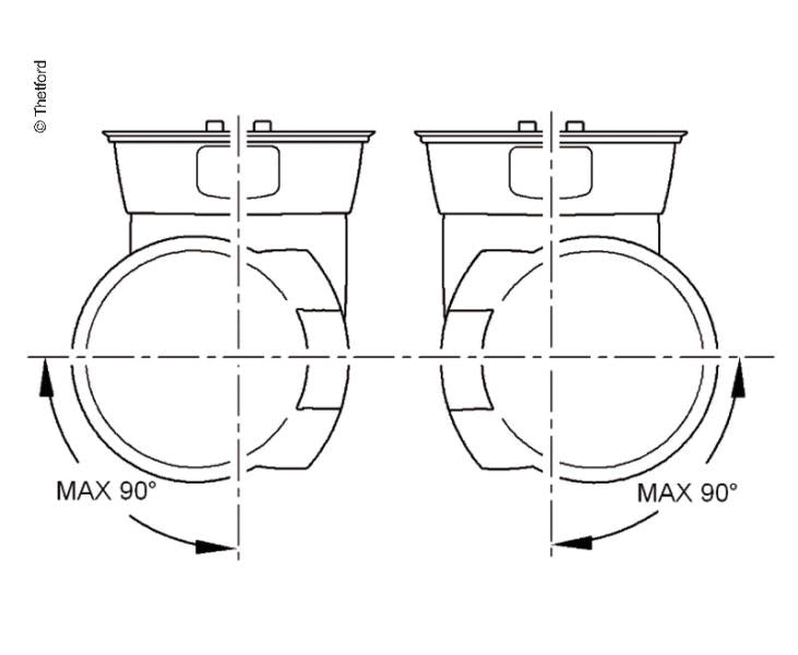 Toaleta caseta C263 - S, spalare electrica, ceramica alba - EVONomad