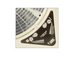 Trapa manivela 12 V Turbo - Vent Premium - 40 x 40 cm - Capac Alb - EVONomad