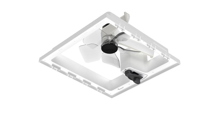Trapa VENT 28 F cu forma aerodinamica - Kit - Turbo - Vent 28F - Pentru montarea ulterioara a unui ventilator pe orificiul de ventilatie de acoperis - EVONomad
