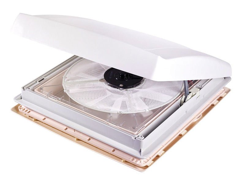 Trapas Omni - Vent cu ventilator de 12 volti 40x40 alb - EVONomad