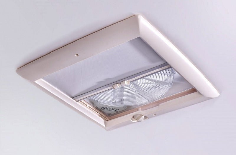 Trapas Omni - Vent cu ventilator de 12 volti 40x40 alb - EVONomad