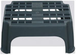 Trepte plastic gri 46x28x23cm, rezistenta pana la 200kg - EVONomad