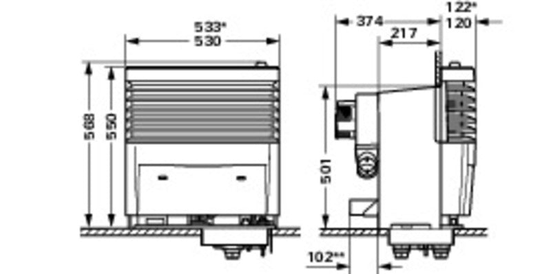 Truma Trumatic S5004 pentru 1 suflanta - 30 mbar - EVONomad