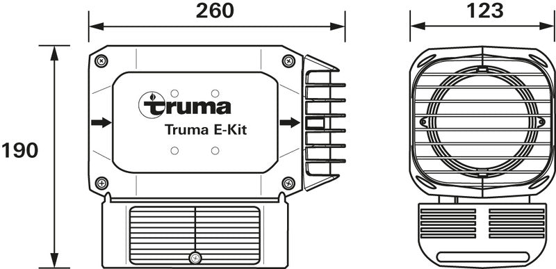 Truma VarioHeat E - Kit - incalzitor electric suplimentar - EVONomad