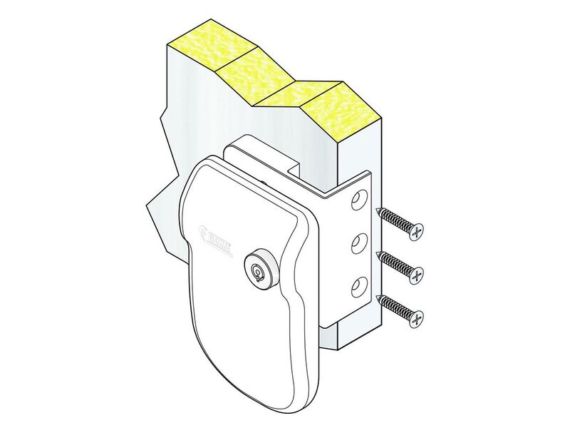 Usa de securitate exterior Safe Door 3 piese - alb - EVONomad