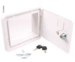 Usa de vizitare acces cu blocare, dimensiuni exterioare 193x165mm, alb - EVONomad