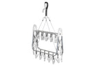 Uscător de rufe cu 32 de carlige si cadru din aluminiu - EvoNomad