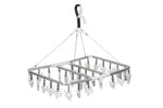 Uscător de rufe cu 32 de carlige si cadru din aluminiu - EvoNomad