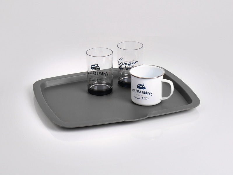 Uscator de vase din silicon - alb/gri - EVONomad